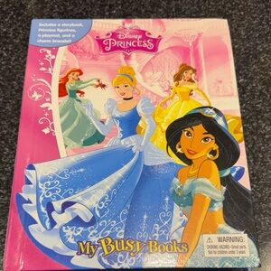 Disney Princess My Busy Books - Pink, Blue, and Yellow